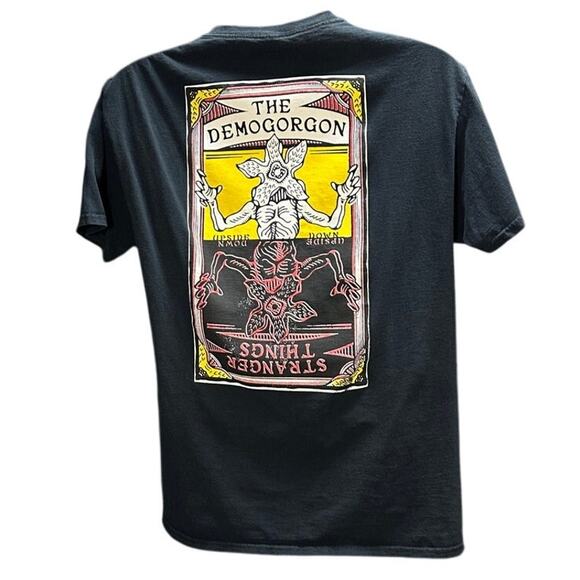 Netflix Stranger Things Hellfire Club the Demogorgon T Shirt Size L - Picture 2 of 6